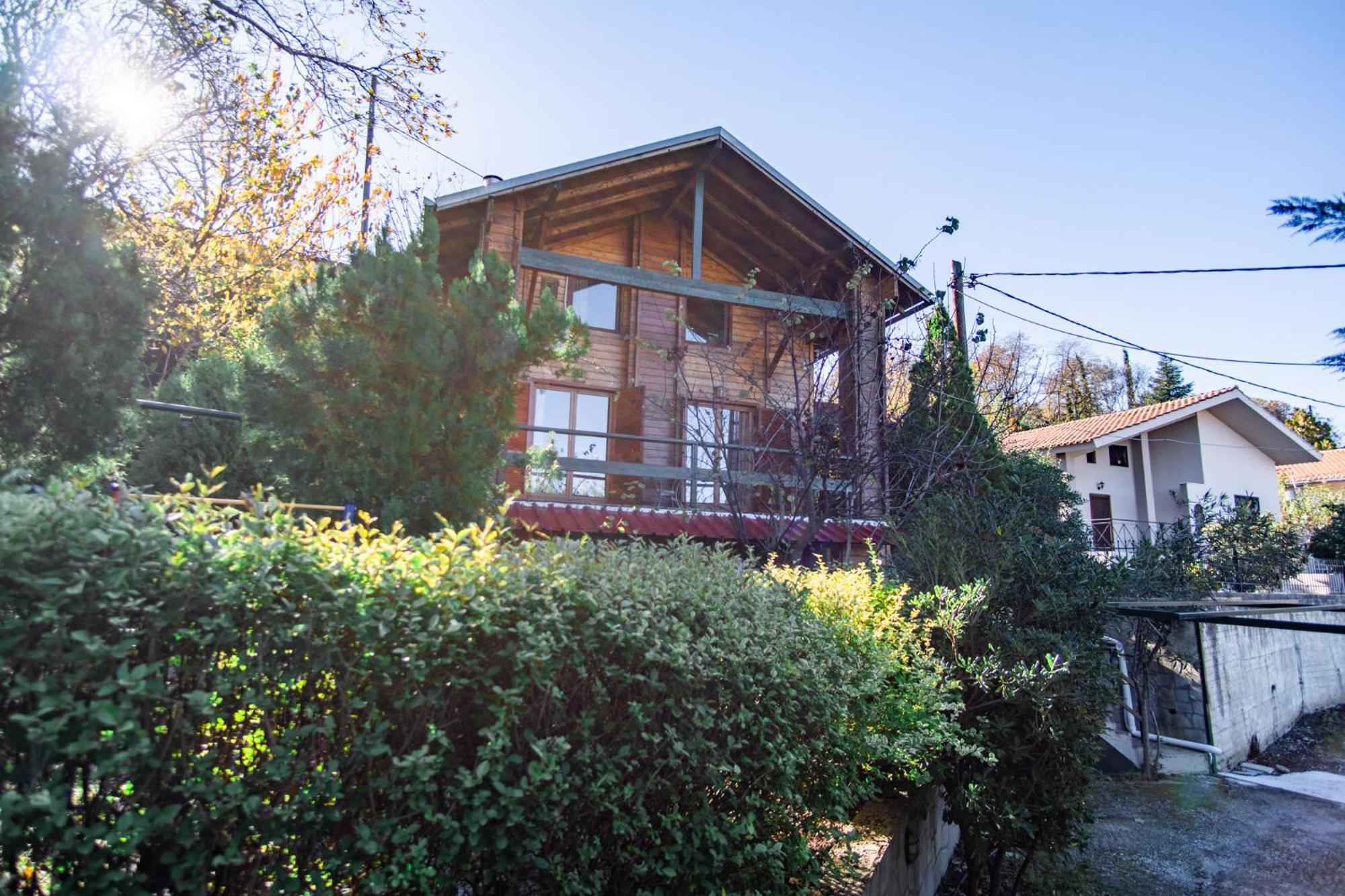 Zeus-Village Οικισμός Φινλανδικών Chalet Με Πισίνες & Γυμναστήριο Molos  Exterior foto