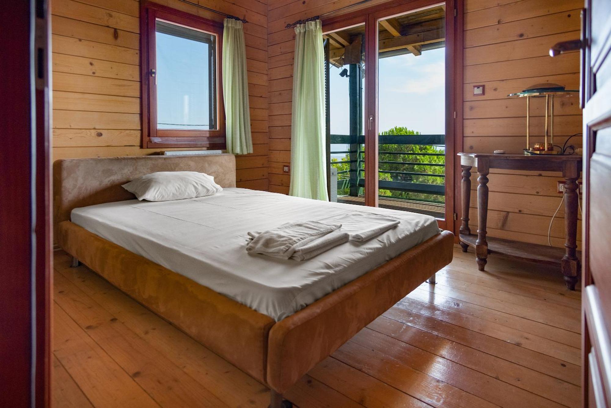 Zeus-Village Οικισμός Φινλανδικών Chalet Με Πισίνες & Γυμναστήριο Molos  Exterior foto